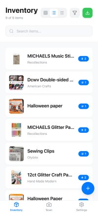 Craft Inventory screenshot