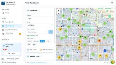 Interactive Mapping Utility screenshot